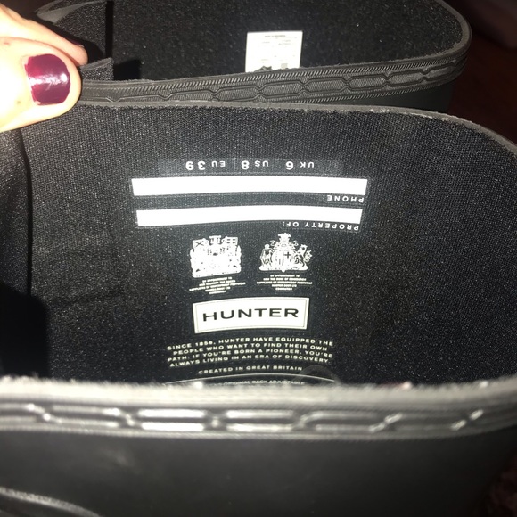 Hunter boots with boot socks - Picture 3 of 7